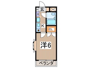 パ－クハイツ平塚の物件間取画像